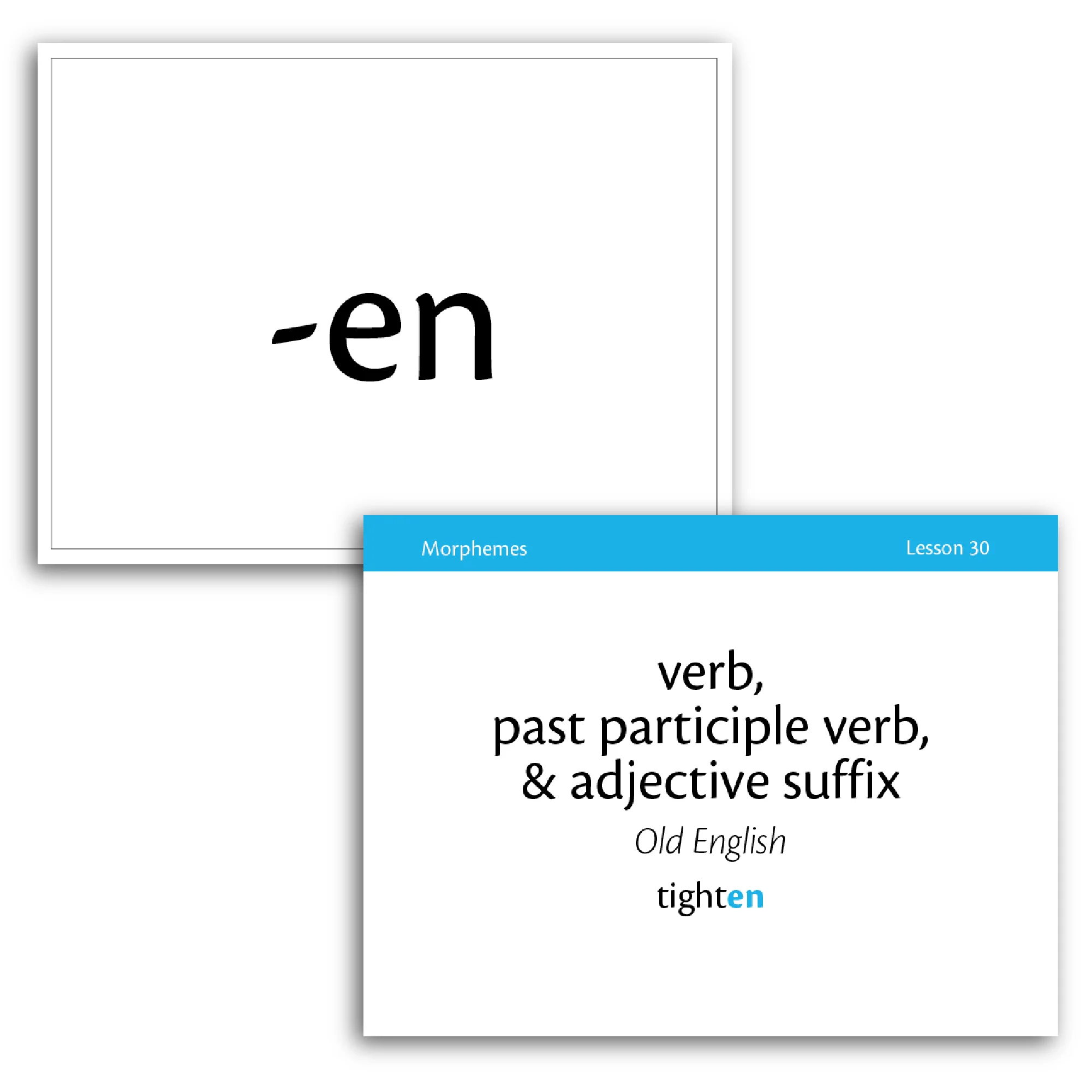 Essentials 23-30 Morpheme Flash Cards - Image 3