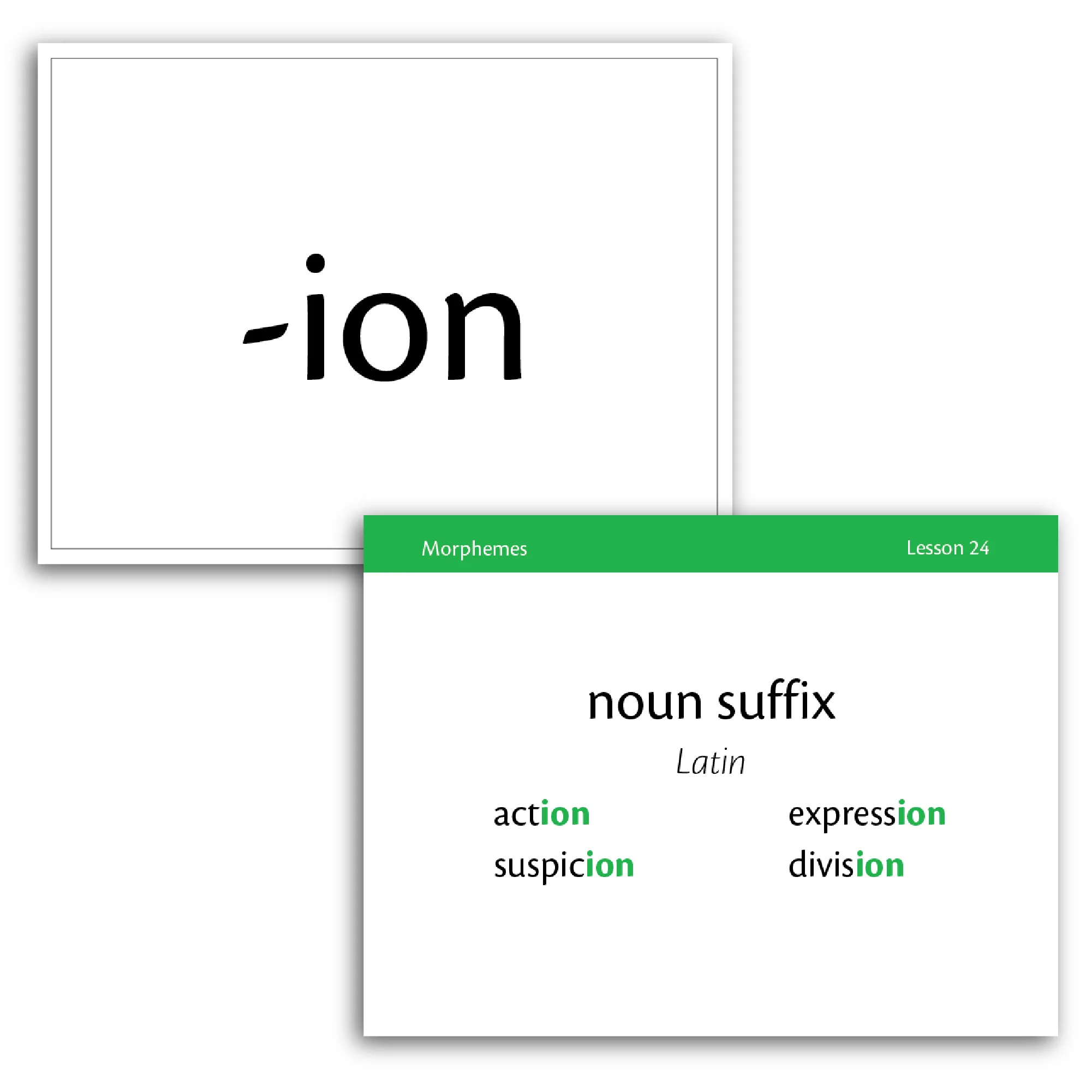 Essentials 23-30 Morpheme Flash Cards - Image 4