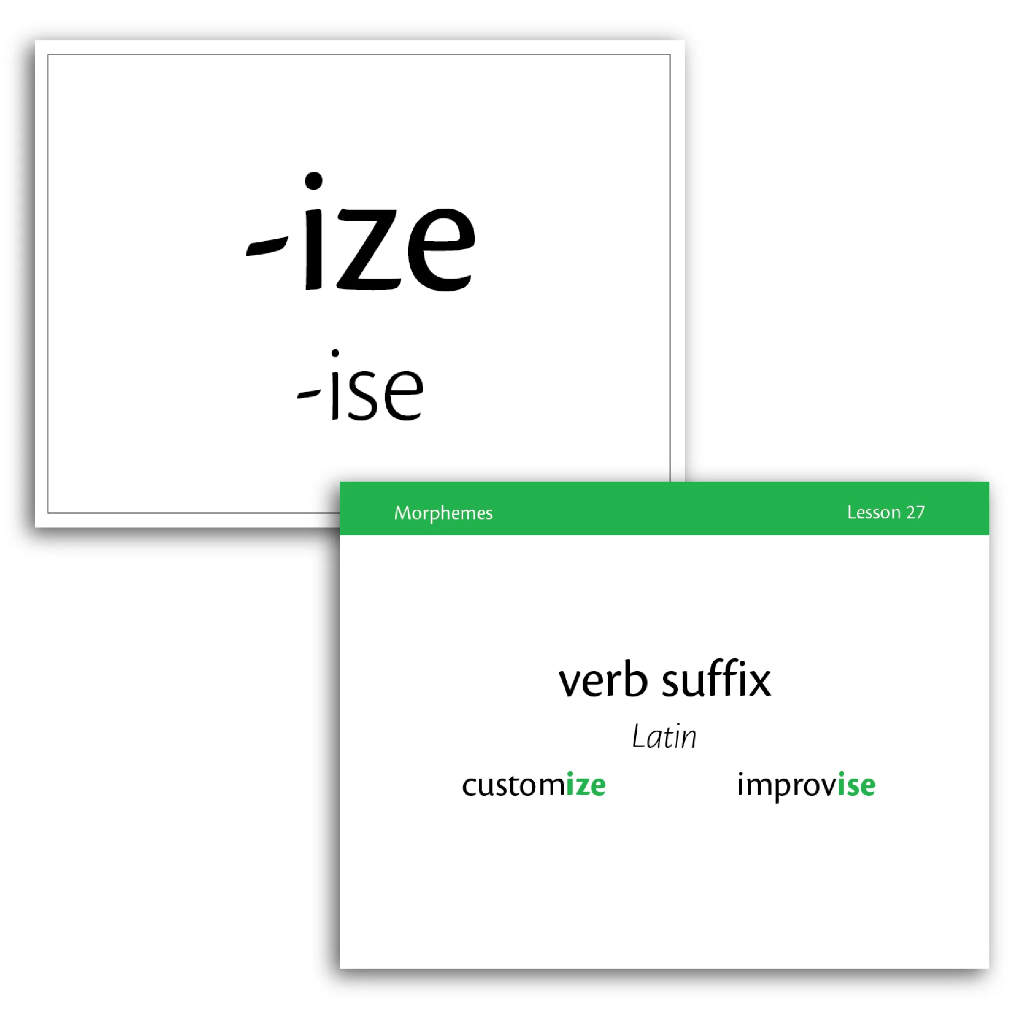 Essentials 23-30 Morpheme Flash Cards - Image 5