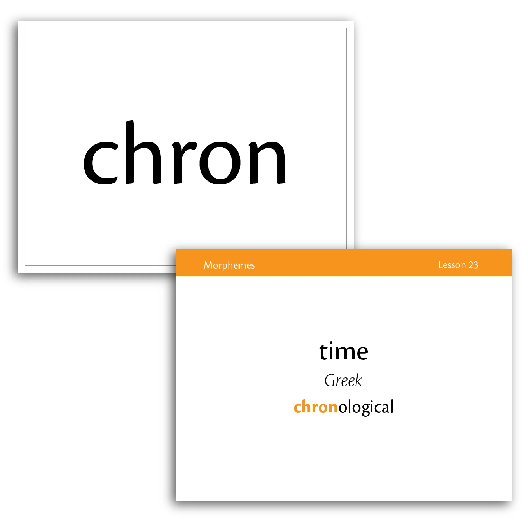 Essentials 23-30 Morpheme Flash Cards - Image 7