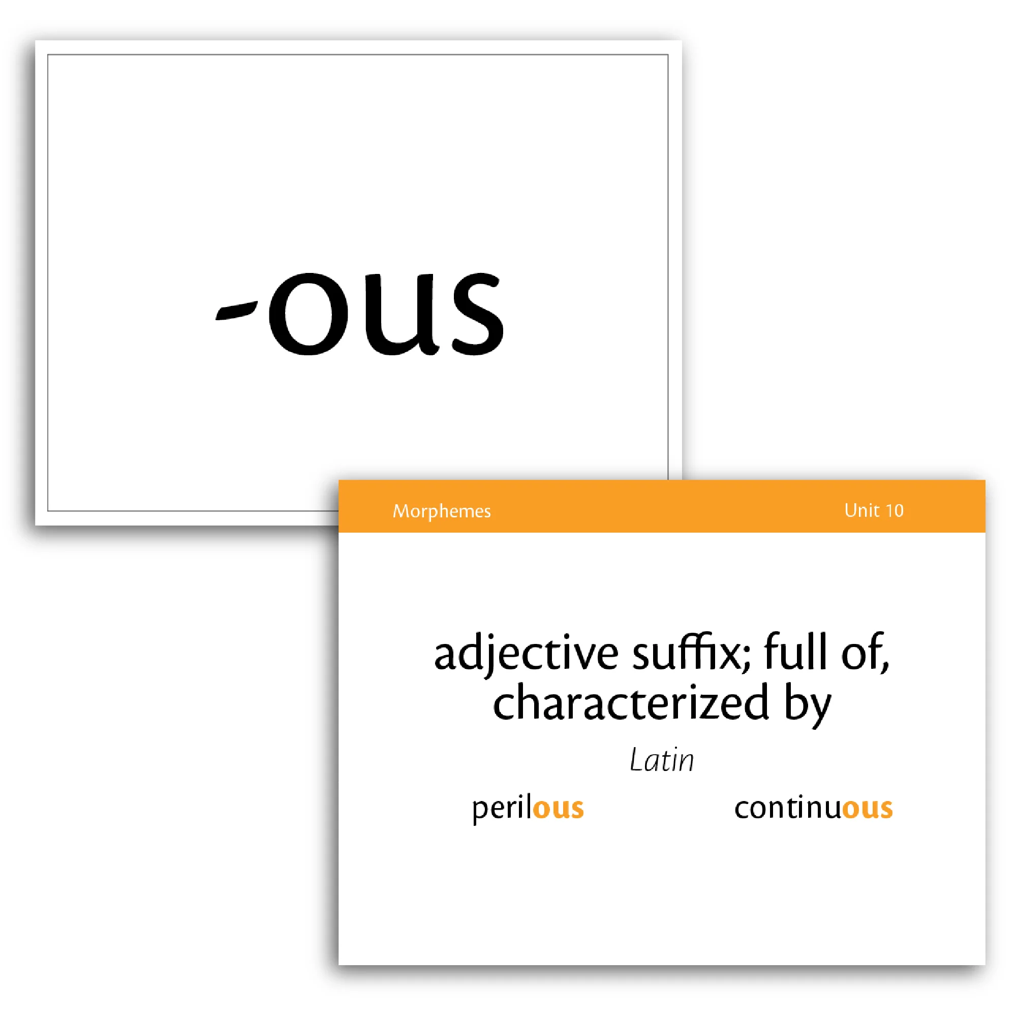 Essentials 8-15 Morpheme Flash Cards - Image 6
