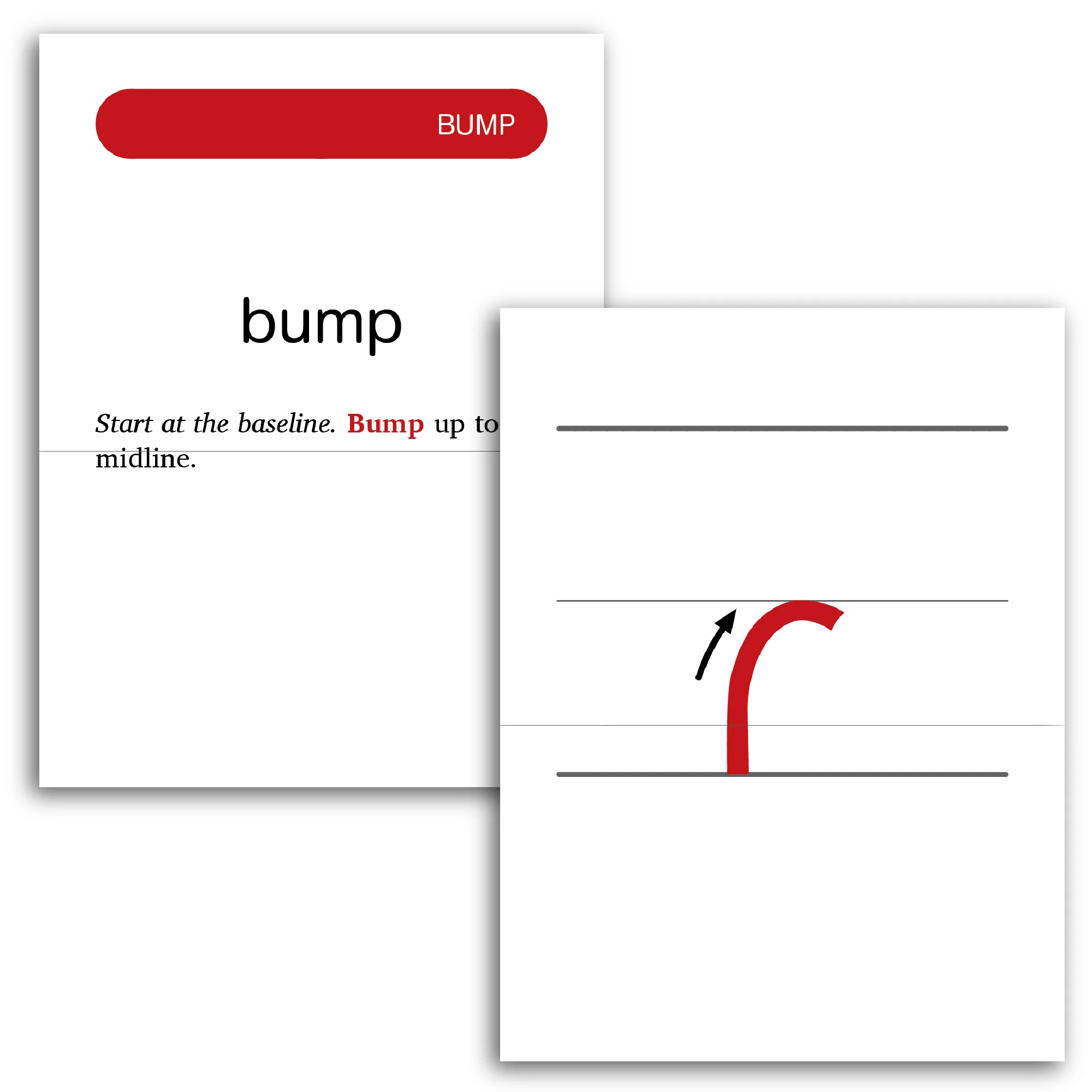 Rhythm of Handwriting Tactile Cards - Manuscript - Image 4